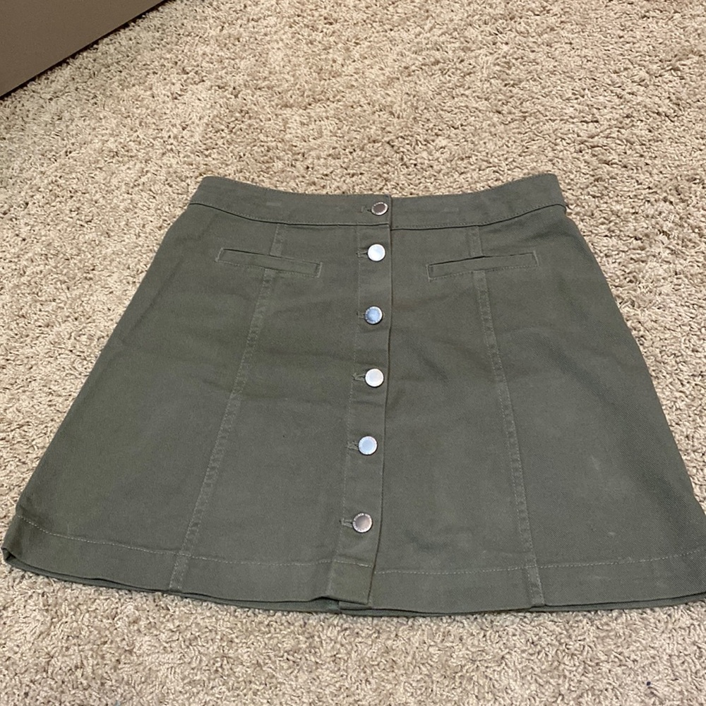 Button up skirt